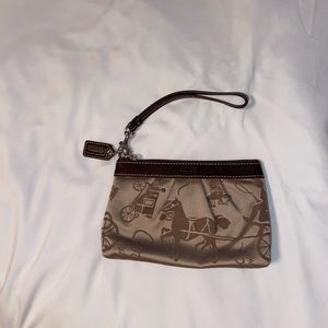 Vintage Coach wristlet